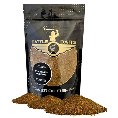 Фидер захранка BATTLE BAITS Fishmeal FLUO LED