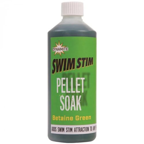 Течен атрактант за риболов Dynamite Swim Stim Pellet Soak Betaine Green 500 мл