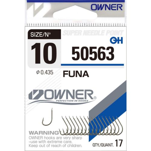 Куки за риболов OWNER Funa Brown