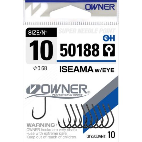 Куки за риболов Owner Iseama W/Eye Black