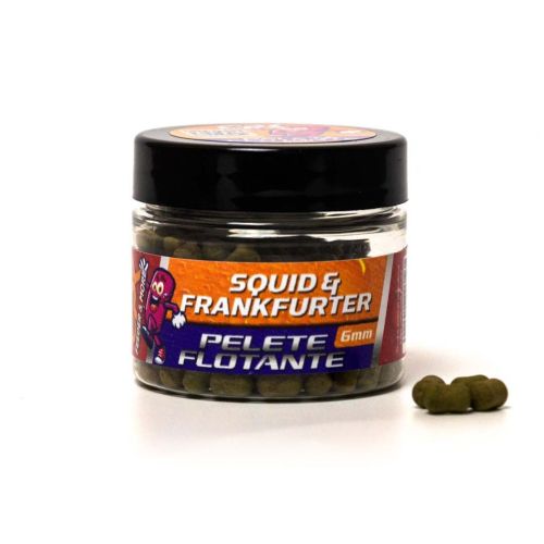 Плуваща стръв за риболов Wafters PELETE FLOTANTE FEEDER QUID & FRANKFURTER (Negru) 6 MM 25 G