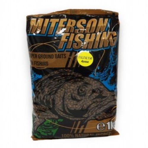 Пелети за риболов MITERSON Carp Fishmeal Pellets 4mm 1kg