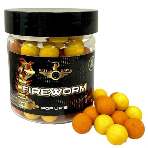 Плуващи топчета за риболов Pop Up BATTLE BAITS Fireworm 10mm 30g