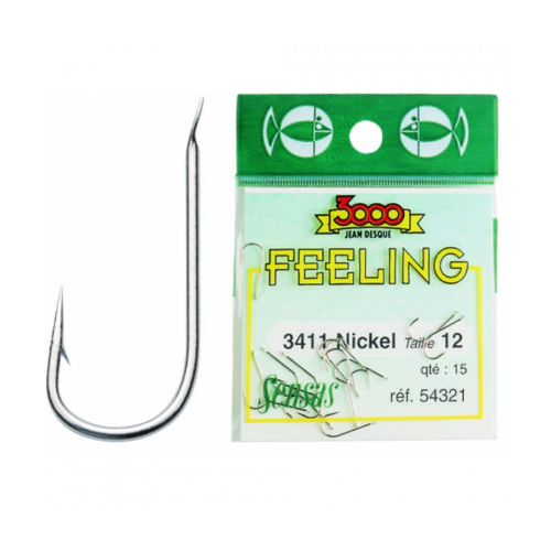 Куки за риболов SENSAS 3411 Nikel